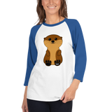 Otter SVR 3/4 sleeve raglan shirt