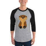 Otter SVR 3/4 sleeve raglan shirt