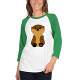 Otter SVR 3/4 sleeve raglan shirt