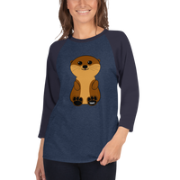 Otter SVR 3/4 sleeve raglan shirt