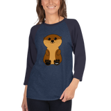 Otter SVR 3/4 sleeve raglan shirt