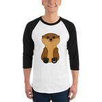 Otter SVR 3/4 sleeve raglan shirt