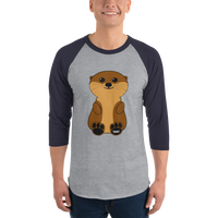 Otter SVR 3/4 sleeve raglan shirt