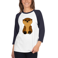 Otter SVR 3/4 sleeve raglan shirt