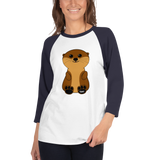 Otter SVR 3/4 sleeve raglan shirt