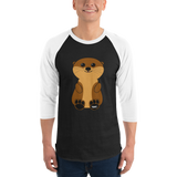 Otter SVR 3/4 sleeve raglan shirt