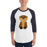 Otter SVR 3/4 sleeve raglan shirt